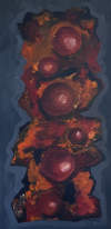 Feuerkugeln, 2023, Malerei von Angelika Junghans