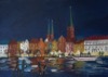 Weihnachten an der Obertrave, 2023, Malerei von Angelika Junghans
