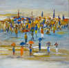 Am Meer, 2022, Malerei von Angelika Junghans