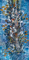 Fische, 2018, Malerei von Angelika Junghans